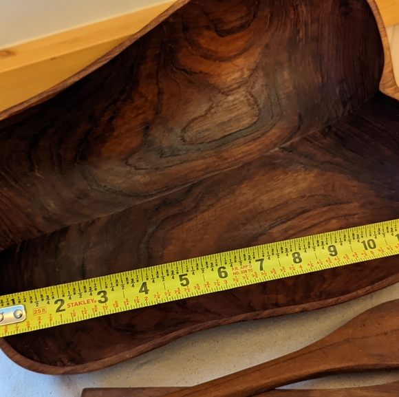 "Monkey Pod" wood bowl set - Picture 4 of 6